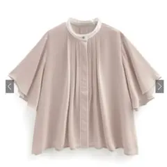 グレイル GRL ピンタックフレアスリーブシフォンブラウス[fo2098]