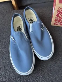 【新品未使用】VANS クラシックスリッポン ブルー　26.5cm