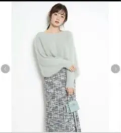 新品♡マイストラーダ フリンジツイードスカート