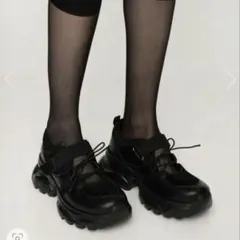 OPEN LACE UP SNEAKERオープン レースアップ スニーカースライ