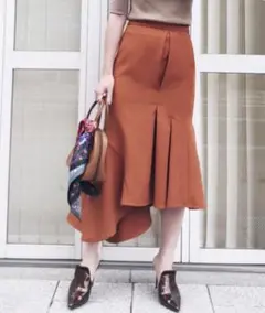 AMERI アメリ SWELL HEM SKIRT フレア Aライン 通年