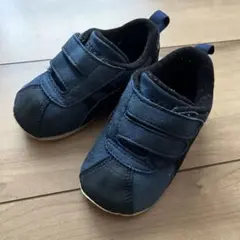 asics ネイビー ベビーシューズ 13.5