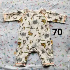 おさるのジョージ　ロンパース　70cm