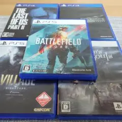 人気ゲーム5本セット PS4/PS5　バイオハザード　ファイナルファンタジーなど