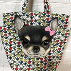 コヤンイサムチョン　チワワちゃんトートバッグ