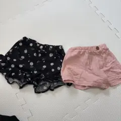 花柄フリルショートパンツ 80サイズ　90 セット