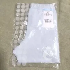 新品　コンビミニ　あったかレギンス　水色　80