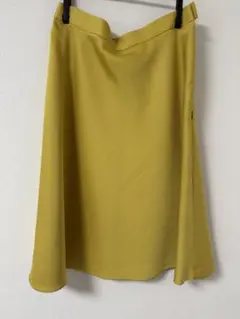 UNITED ARROWS ユナイテッドアローズ ひざ丈スカート イエロー