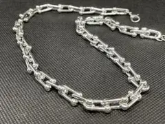 新品未使用 ネックレス ティファニー ハードコア風 アクセサリー シルバー色 ②
