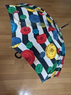 ★CHANEL★鬼激レア★ヴィンテージ★カラフル★カメリア柄★傘★難あり★