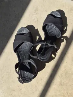 クロックス CROCS ウェッジソール コンフォートサンダル ストラップ w7