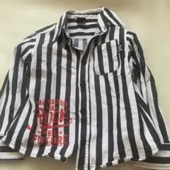 ストライプ柄 長袖シャツ 100cm~ RAD CTSTOM