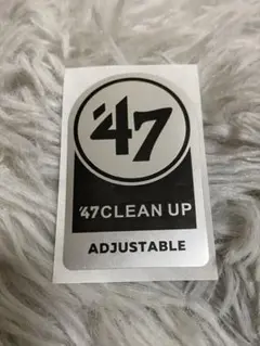 47ブランド　キャップ　ステッカーシール