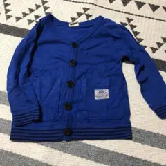 青色カーディガン　100センチ