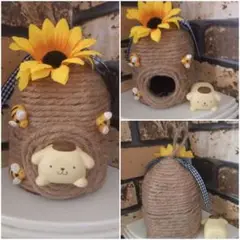 ひょっこり♥️ポムポムプリン小物入れ