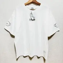 新品タグ付き★ミッフィーmiffy ホワイトTシャツXL★白 トップス ボリス