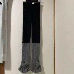 新品未使用　L レッグウォーマー付きレギンス　黒