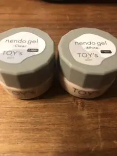 nendogel toy’s ネンドジェル 2点クリア ホワイト