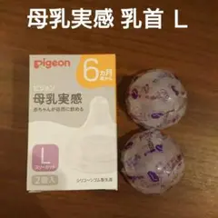 【新品未使用・未開封】 Pigeon 母乳実感6ヶ月Lサイズ2個
