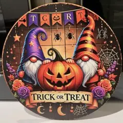 ハロウィン トリック・オア・トリート ブリキ看板
