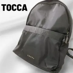TOCCA トッカ リュック 黒 ナイロン リボン付き 通勤 通学 A4収納