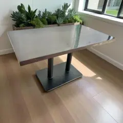 629 アンティーク ダイニングテーブル ナチュラル ヴィンテージ カフェ 机