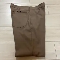 wrangler ブラウン スラックス ストレートフィット