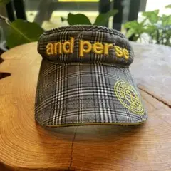 チェック柄バイザー and per se