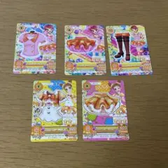 アイカツ　ポップ　イエローステージ　オレンジステージ　カードセット
