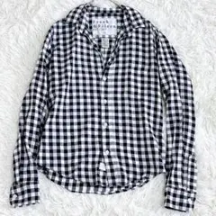美品✨フランク&アイリーン 長袖シャツ チェック柄 USA製 レディースM相当
