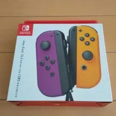 【新品未使用品】任天堂 スイッチ Joy-Con ネオンパープル/ネオンオレンジ