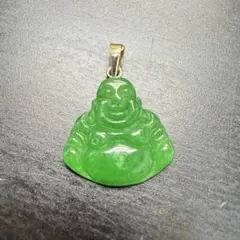 JADE BUDDAH 翡翠 仏陀 布袋様 ペンダント