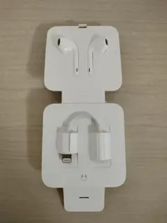 【新品アップル純正セット】EarPods & ジャックアダプタ