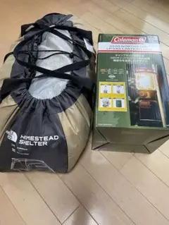 ザノースフェイスシェルター コールマンガスランタンセット