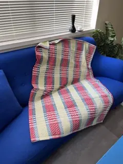 スウェーデン　布　ブランケット　ソファカバー