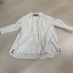 MARECHAL TERRE プリーツホワイトシャツ 七分袖