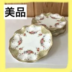 NAKATOH JAPAN リミテッドコレクション花柄小皿 ボーンチャイナ