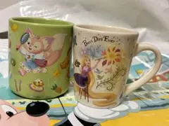 ダッフィ　ラプンツェル　スーベニアマグカップ　セット