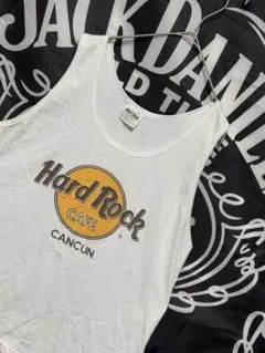 ★Hard Rock Cafe Cancun タンクトップ Mホワイト