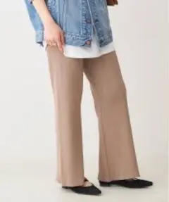 Spick & Span ラメニットパンツ ＊ベージュ＊ サイズ38
