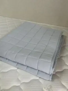 無印良品　ひんやり敷パッド／シングル　１００×２００ｃｍ・ライトブルー