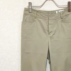 MK MICHEL KLEIN スラックス フレアパンツ ポケット付き シンプル