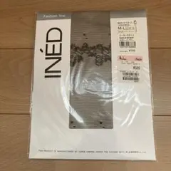 【新品未使用】INÉD M-L 柄ストッキング　ガーターモチーフ