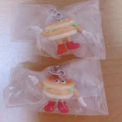 フレーバーズ flavors ガチャ めじるしアクセサリー チキンバーガー 2個