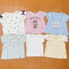 女の子 80cm Tシャツ 6枚セット
