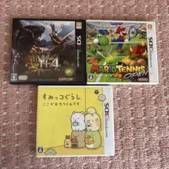 モンスターハンター4 マリオテニス オープン すみっコぐらし
