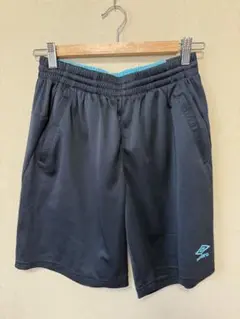 【umbro】 ネイビー　ハーフパンツ ポケット付き