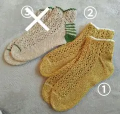 HANDMADE　Summer Socks　Ladies