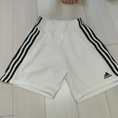 adidas ホワイト ハーフパンツ S