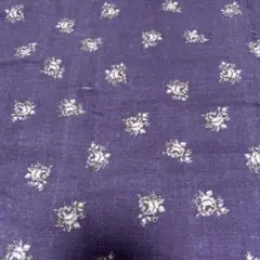 生地　花柄　紫　Nu:Han